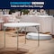 Flash Furniture Round Wh 48Rnd Plastic Bi-Fold Table, 47.75" W, 47.75" L, 29.5" H, Plastic Top, White DAD-122RZ-GG - alternate 5